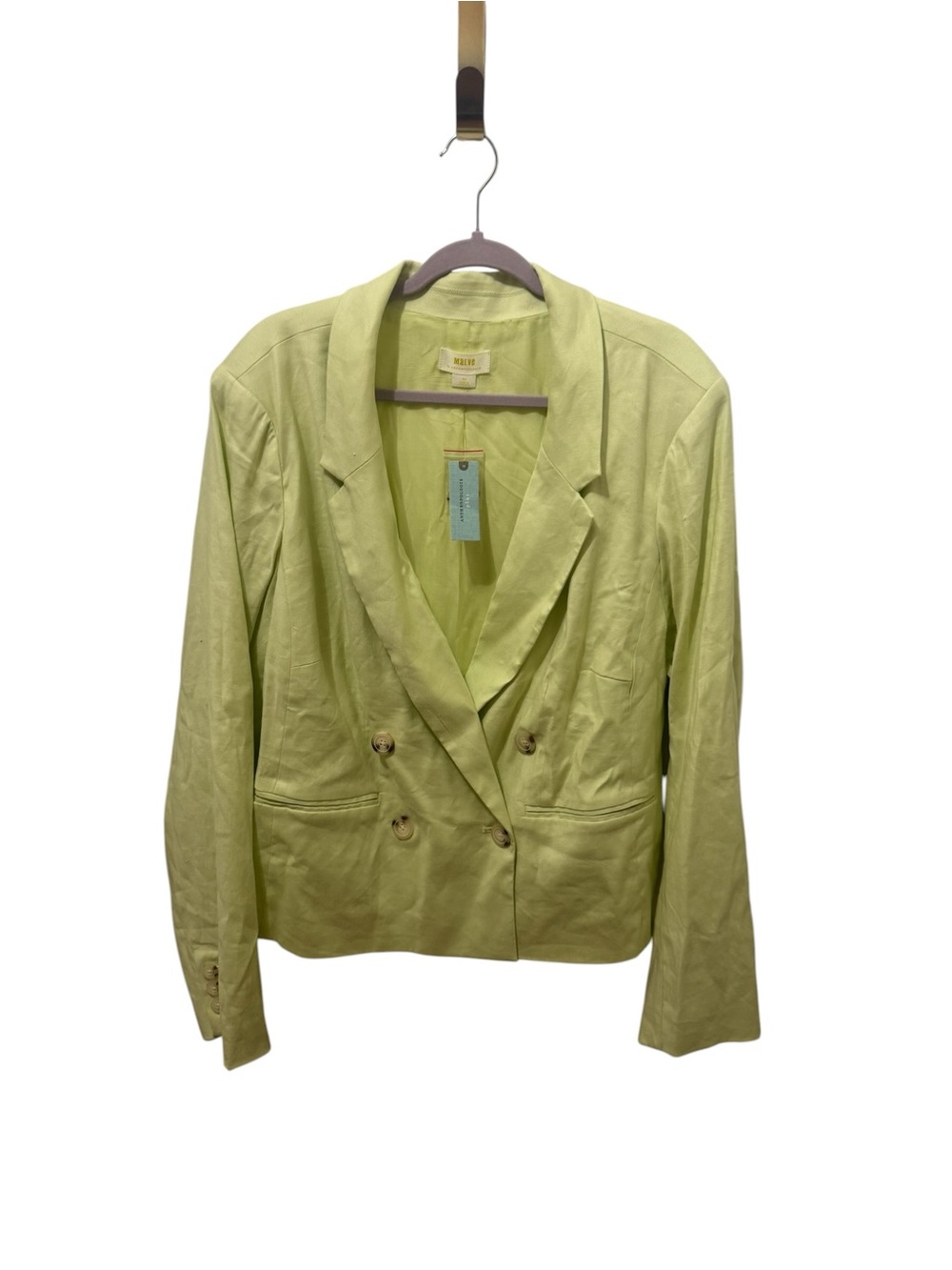 Maeve by Anthropologie Linen Blend Blazer 3X - Picture 2 of 6